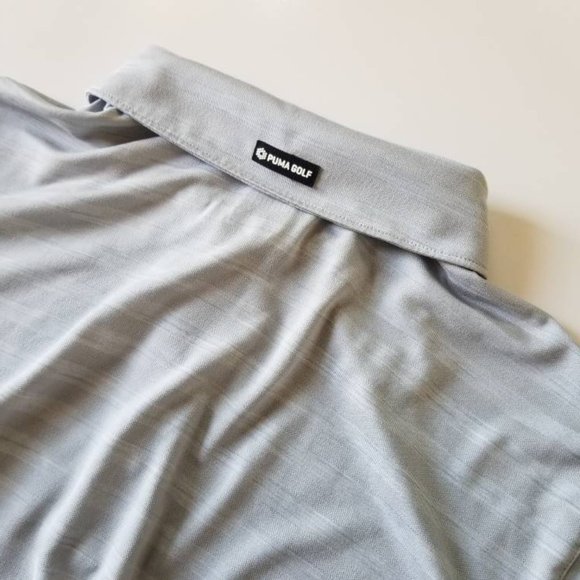 Men's Striped Puma Golf Polo - Picture 5 of 6